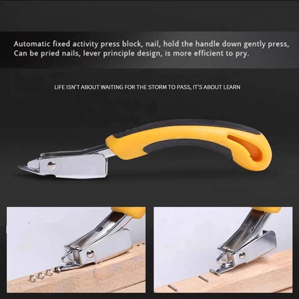 Staple Remover Heavy Duty Staple Remover, Staple Puller Tool Upholstery Construction Heavy Duty Staple Remover Tack Lifter Office Claw Tools