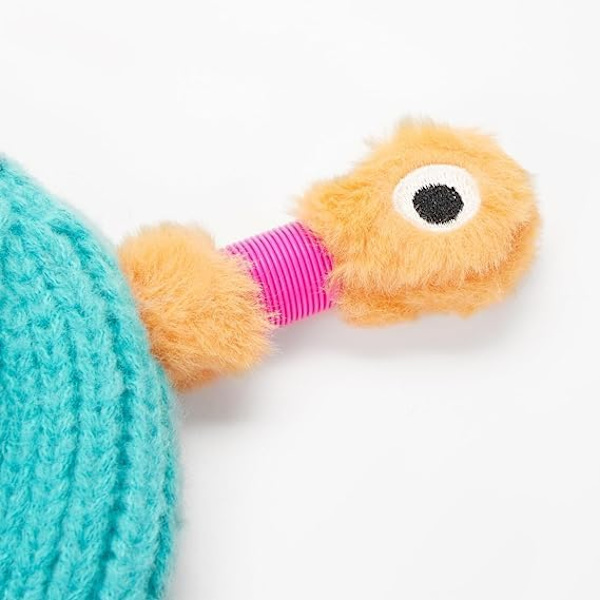 Barn Søde Glødende Lille Monster Strikhue, Sjov Glødende Monster Håndlavet Hat, Dame Vinterhatte, Børns Vinterhue, Efterår og Vinter Sjov Strikhue