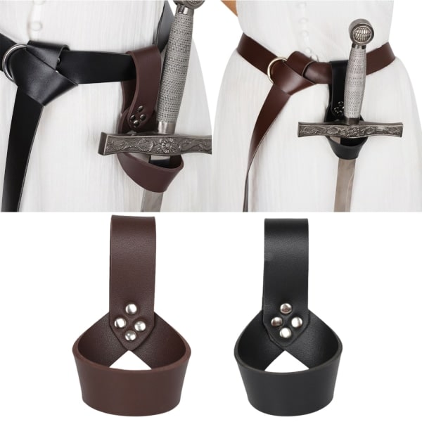 Yxholster Midjeholster Hammare Yxbälteholster Verktygsholster Hållare Mörk Kaffe