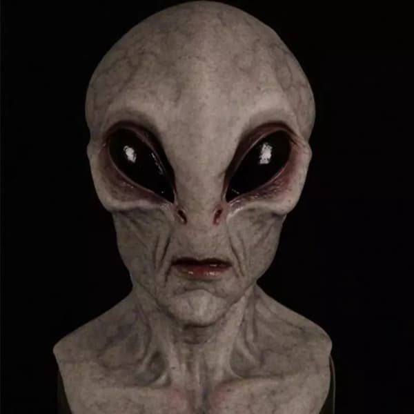 Alien Mask Hodeplagg Halloween Cosplay Festrekvisita 2