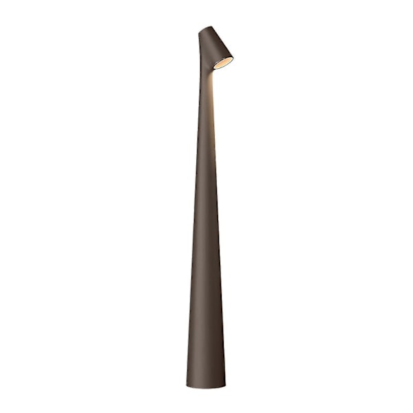 Elegant Slim Conical Stem Table Lamp Portable & Dimmable Led Sculpting Light Dec