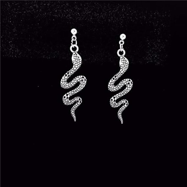 20 st Alloy Snake Charms Antik Metall Snake Charm Ormformade hängen