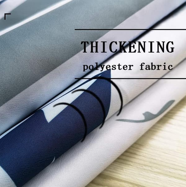 Dusjforheng Polyester Stoff Vanntett Badeforheng Baderom Vannavvisende Dusjforheng