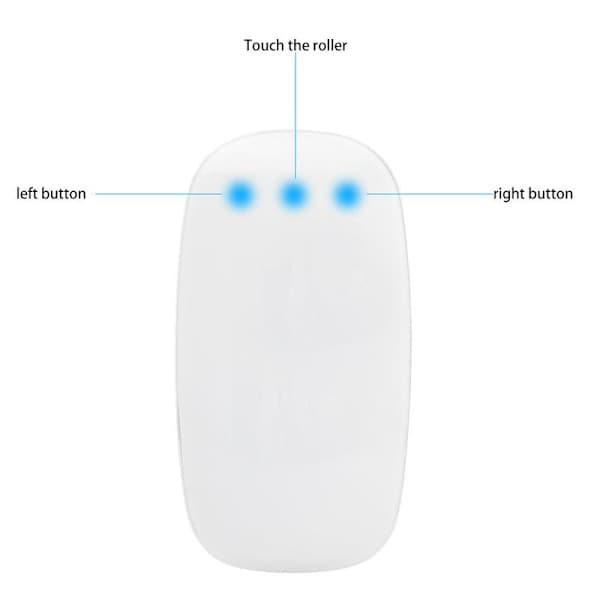 Apple Magic Mouse 2: Langaton ladattava Bluetooth-hiiri Multi-Touch-toiminnolla [JUN]