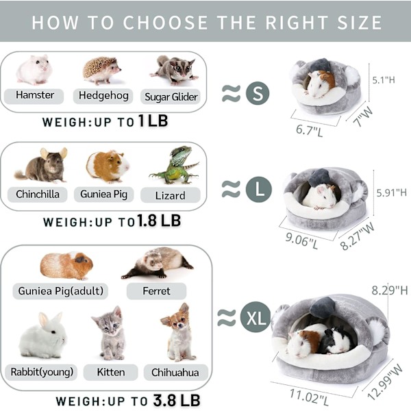 Hamster Marsvin Tillbehör Säng Tillbehör Hus Igelbur Tillbehör Chinchilla Fret Vråk Gerbil