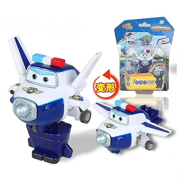 Super Wings Action Figures 2\" Mini Muuntavat Lentävät Robotti Jett Dizzy Dino Muuntumismalli Leikkikalut Lapsille Lahjoiksi Paul
