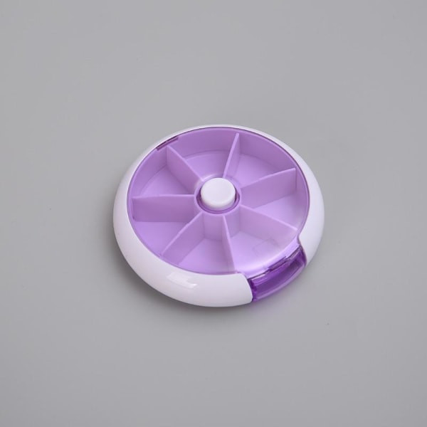 Doseringssatser piller dos medicin förvaring pillerlåda veckovis piller 7 violet