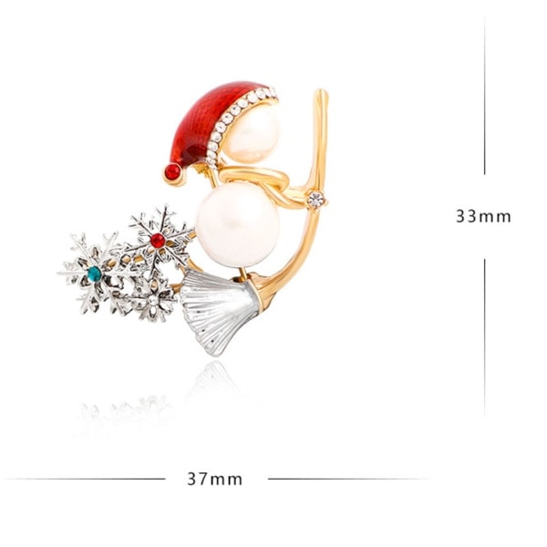 1/2/3/5 Pins Brosche Skjorte Kvinder Tilbehør Julegave Lapel Tree 1Set