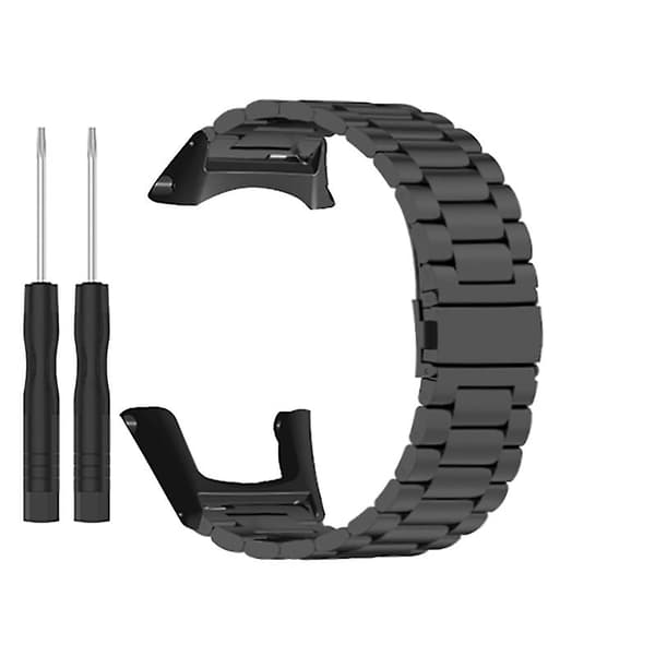 Urrem i rustfrit stål til Sunnto Ambit 3/3 Run/2s/2/1 Black
