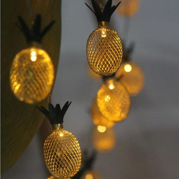 LED Ananas Formet Lysstreng Batteridrevet Feelygter