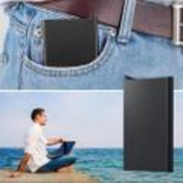 Pop-up-kortfodral i aluminium med RFID-skydd Black