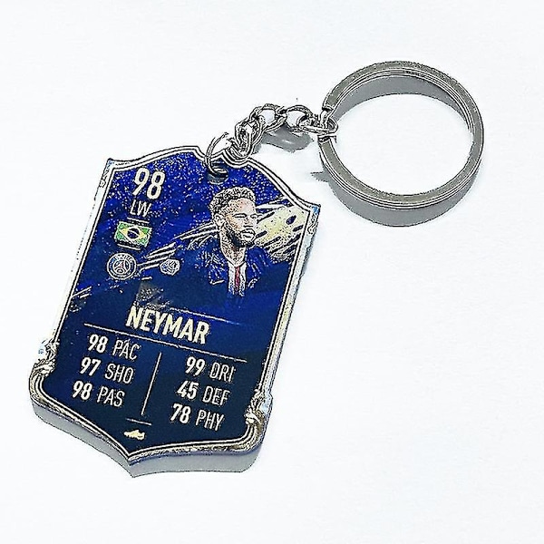 Jalkapallojoukkueen avaimenperä MM-kisat akryyliriipus keychain ronaldo 96