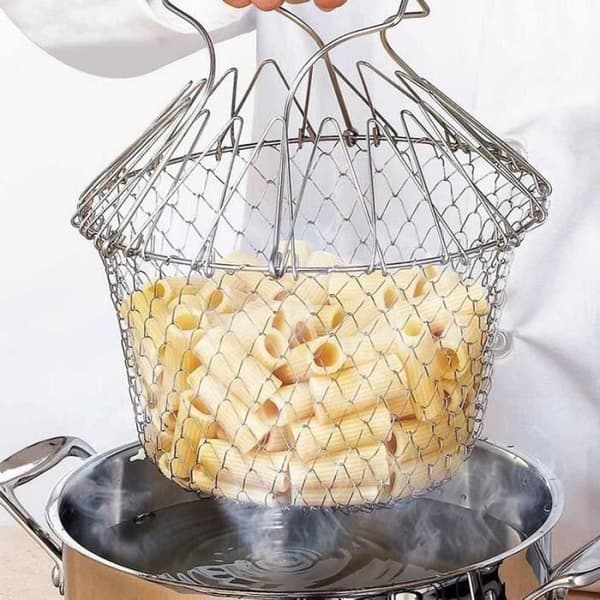 Sammenklappelig salatkurv madlavningsfilter HB70E