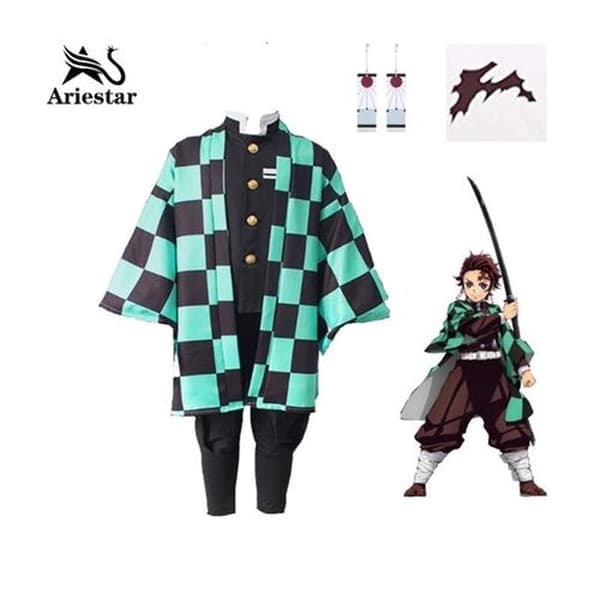 Ariestar? Demon Slayer-kostym för vuxna pojkar