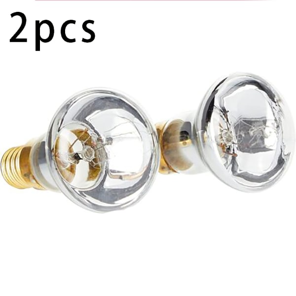 2 Halogen Energisparepære Lava Lampe Pære 25W 25W