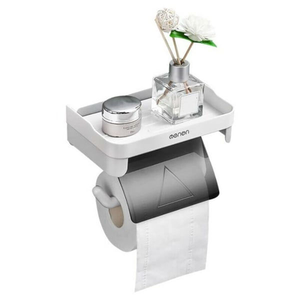 WC-paperitelineen säilytysteline Grey