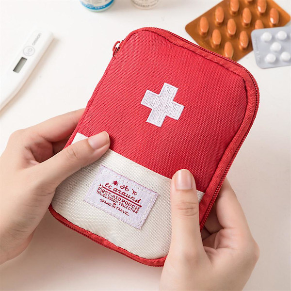 Förvaringsväska för medicin Mini Tom Nödmedicinpåse för nödsituationer Red Large