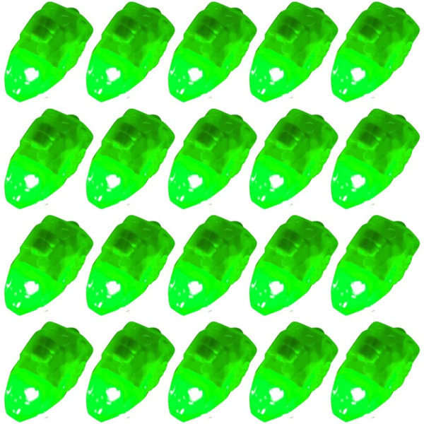 30 st LED-ljusbollar för papperslyktor gröna (1,4x3,3x1,2 cm)