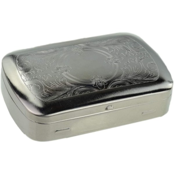 Giftware Smoking Accessories Tin With Paper Holder With Paisley Design