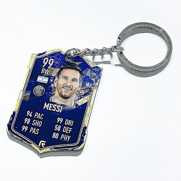 Jalkapallojoukkueen avaimenperä MM-kisat akryyliriipus Keychain Portugal Ronaldo 99