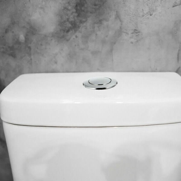 Trykknap til skylleknap, 38 mm trykknap til badeværelse og toilet Vandbesparende enhed - Velegnet til toiletcisternen