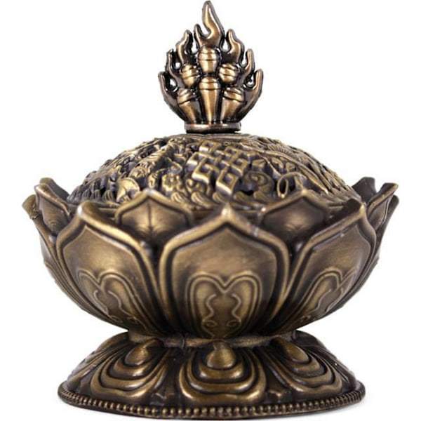 Something Different Metal Lotus Røgelseskogleholder One Size Kobber One Size