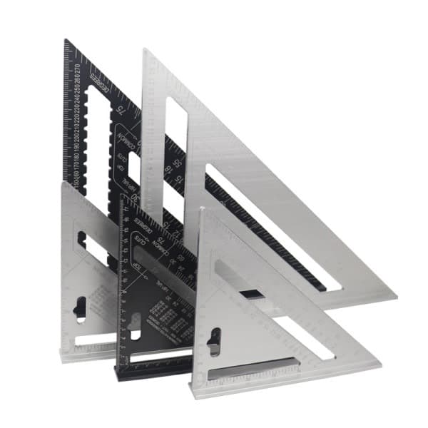 Tommers Imperial Triangle Protractor - Aluminiumlegering Triangle