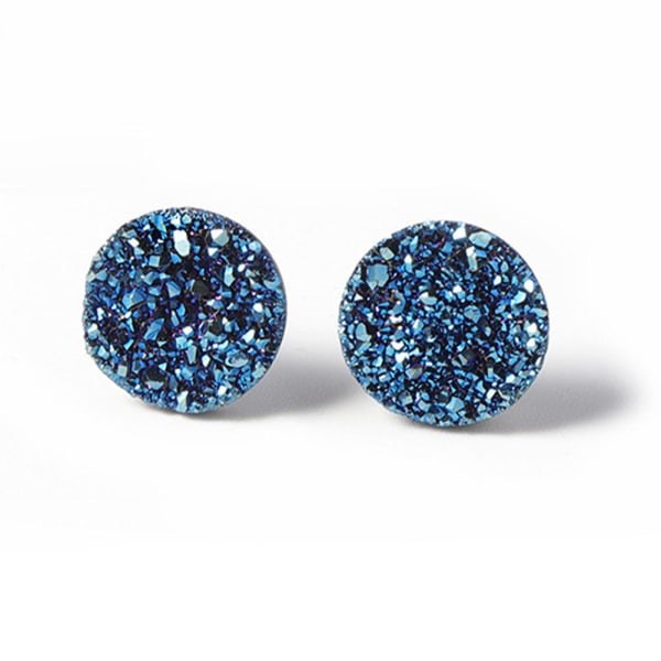 Klassiske Magnetech Akupunktur Øreringe Bio-Magnetisk Slankende Blue 6mm