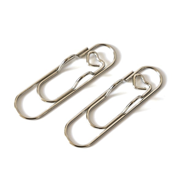 Multifunksjonell blyantklips, bærbar metallklips, kontor- og skolemateriell, pennholder for notatbøker, bøker, magasiner, klippbrett silver