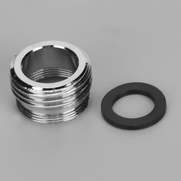 Kjøkkenkranadapter - hageslangediverter - forkrommet messing - hagevanning