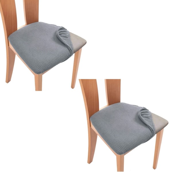 2 st stolskydd Light gray 2PCS
