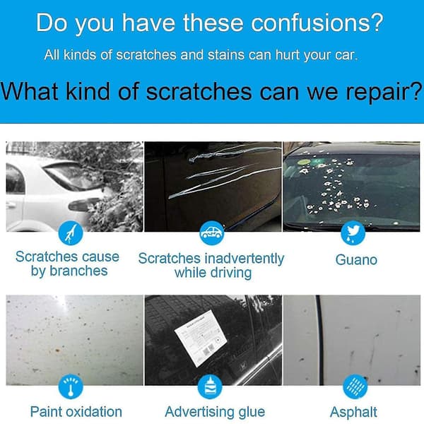 2 stk. Nano Sparkle Klud, Nano Sparkle Klud til Bilridser, Multifunktionel Bilridsefjernerklud, Nano Magic