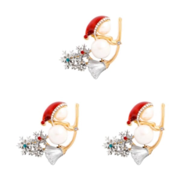 1/2/3/5 Pins Brosche Skjorte Kvinder Tilbehør Julegave Lapel Tree 3Set