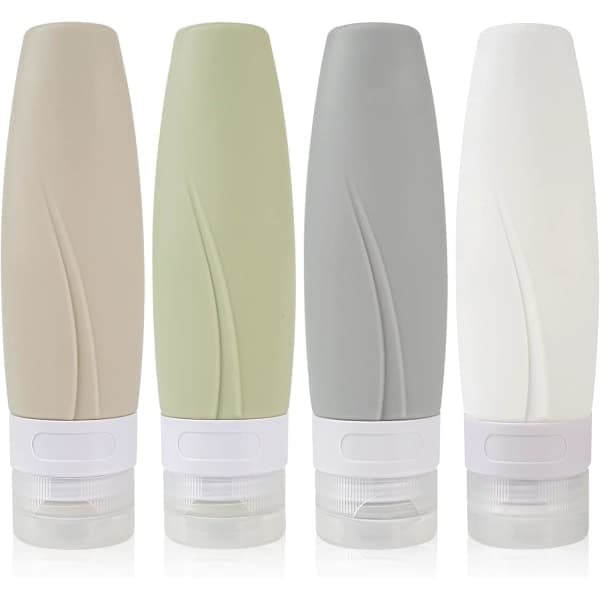 90 ml reseflaskor, läckagesäkra silikonreseflaskor och T
