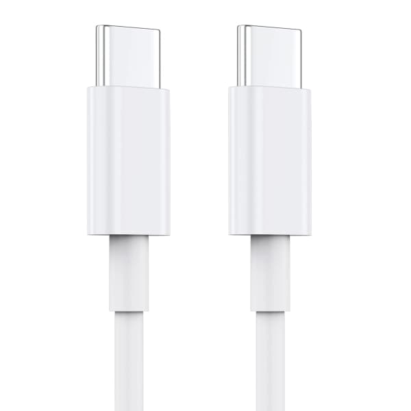 1M USB-C-laddningskabel för iPhone/Samsung (USB-C till USB-C)