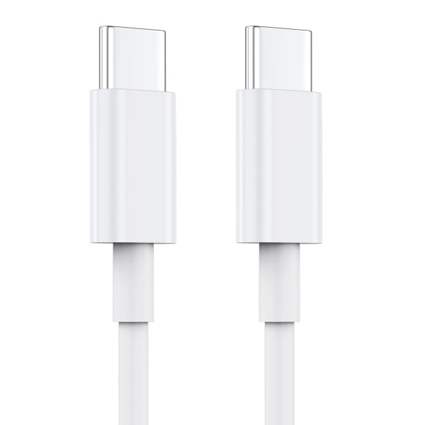 1M USB-C-ladekabel for iPhone/Samsung (USB-C til USB-C)