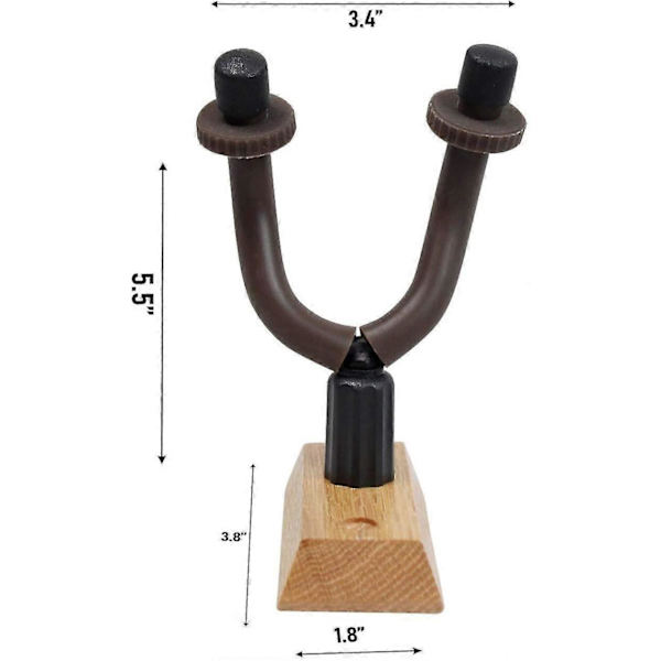 Gitarrväggfäste, Metallgitarrhängare - 2-pack, Gitarrfäste med skydd style3