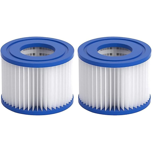 2 stk. Spa Hot Tub Filter, Pool Filter, Genanvendelig til Bestway Vii og Intex Type D Filter Pool Filter