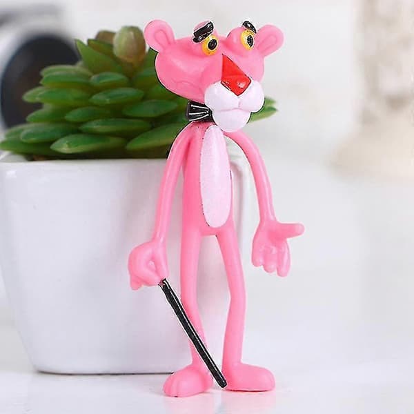 Pink Panther Sød Figur Legetøj Anime Pvc Action Figur Legetøj Samling Til Model
