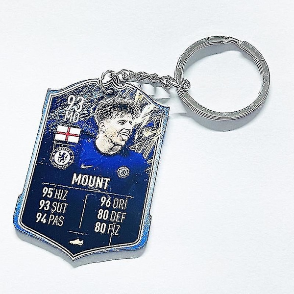Jalkapallojoukkueen avaimenperä MM-kisat akryyliriipus Keychain Neymar 95