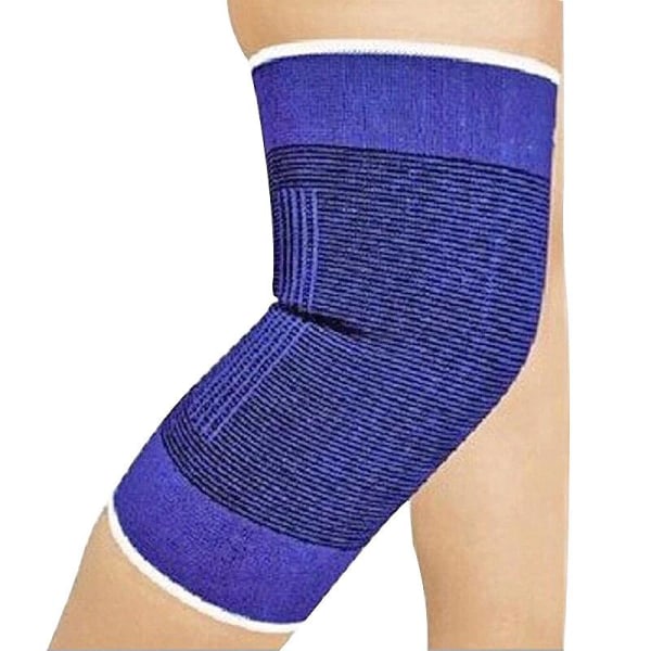 Elastiske knebeskyttere / knestøtte / knestøtte - 1 par blå