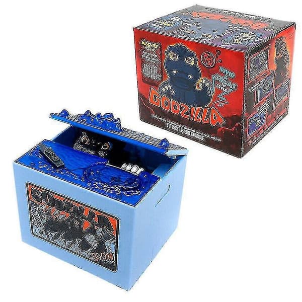 Godzilla Sparegris Monster Myntboks Container Spares Funny Leke Gave -Sy -Sy