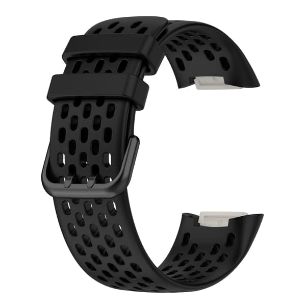 Silikonerem til Fitbit Charge 5 / 6 - Sort
