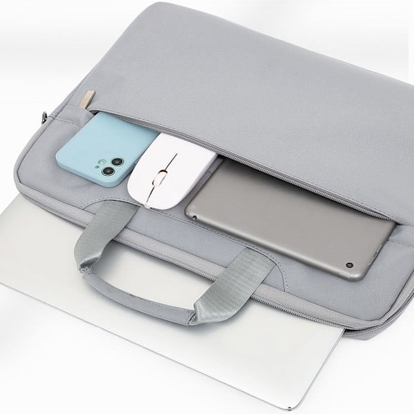 11 13 14 15,6 tommer laptop taske CASE Grey 14 inch