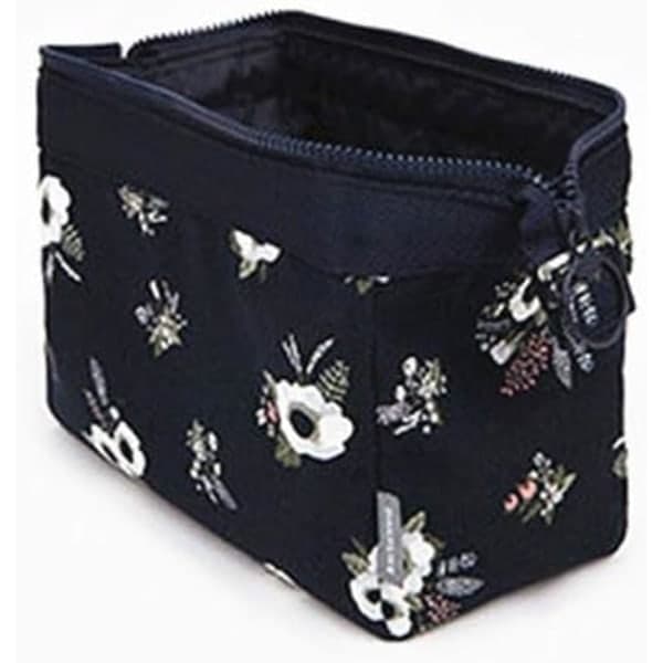 Kosmetiktasker, vandtætte polyester bomulds makeuptasker Bærbar rejsetaske Toilettaske Flower