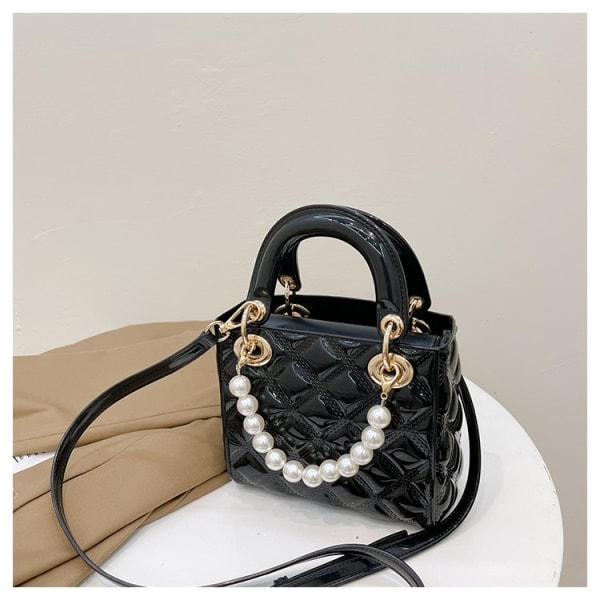 Black shoulder bag ladies handbag evening bag