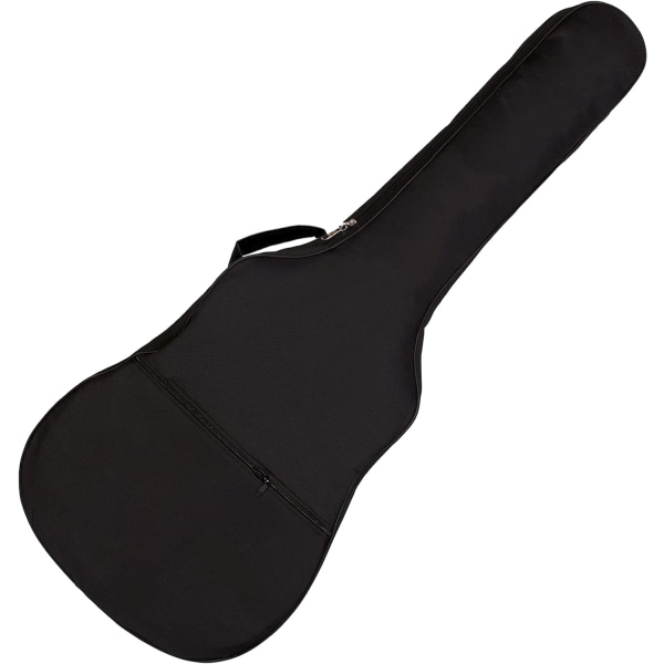 Gitarr vattentät väska, gitarr case, justerbar rem Gitarr väska Dammtät ryggsäck Portable Travel, svart