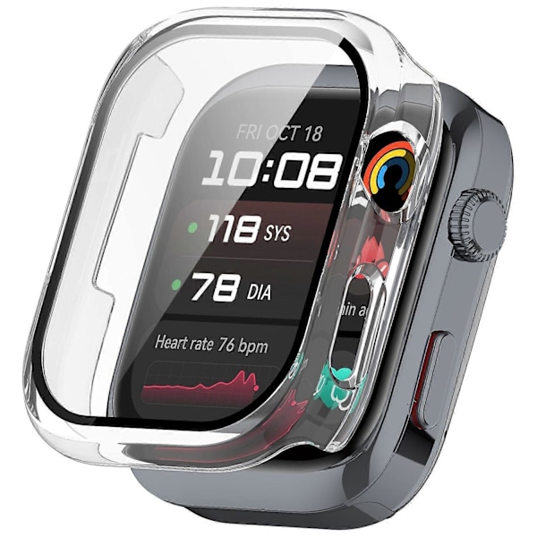 Skydd för Huawei Watch D2 - Hård PC-fodral med härdat glas - Transparent Multicolor Transparent
