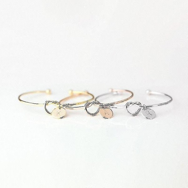 Fash Smykker Legering Brev Charm Armbånd Til Kvinner Bruder Binde Zdq