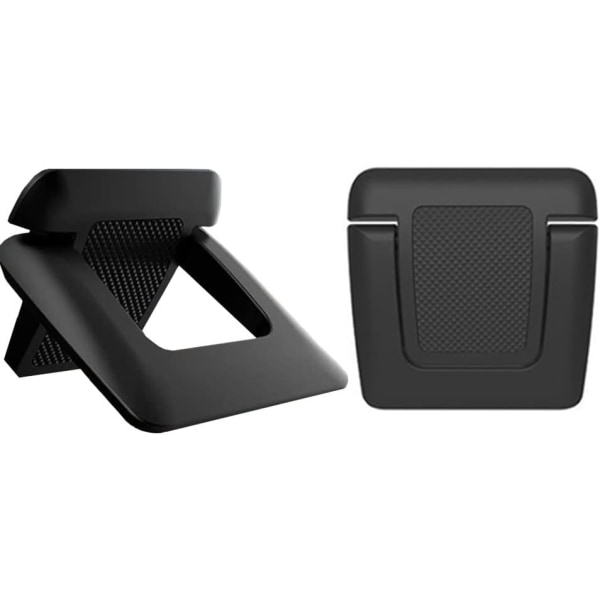 2 stycken Mini Laptop Stativ Riser Osynlig Dator Tangentbord Ställ för Skrivbord Ergonomisk Bärbar Lätt Laptop Stativ Vikbar Tablet Stöd Hållare